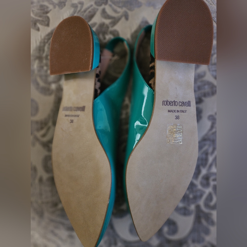 New Authentic Roberto Cavalli Slingback Shoes - Picture 5 of 9
